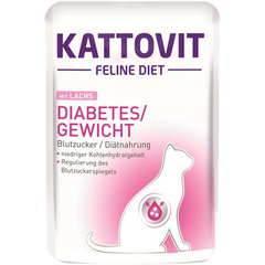 Kattovit Feline Diet Diabetes Lachs 85 g