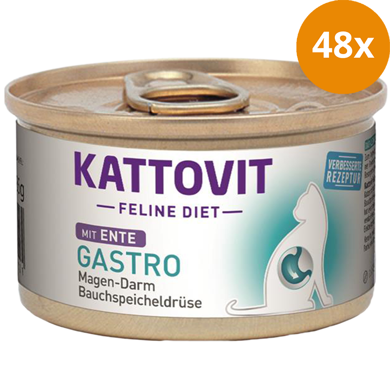 Kattovit Feline Diet Dose Gastro Ente 85 g