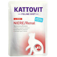 Kattovit PB Feline Diet Niere/Renal Rind 85g