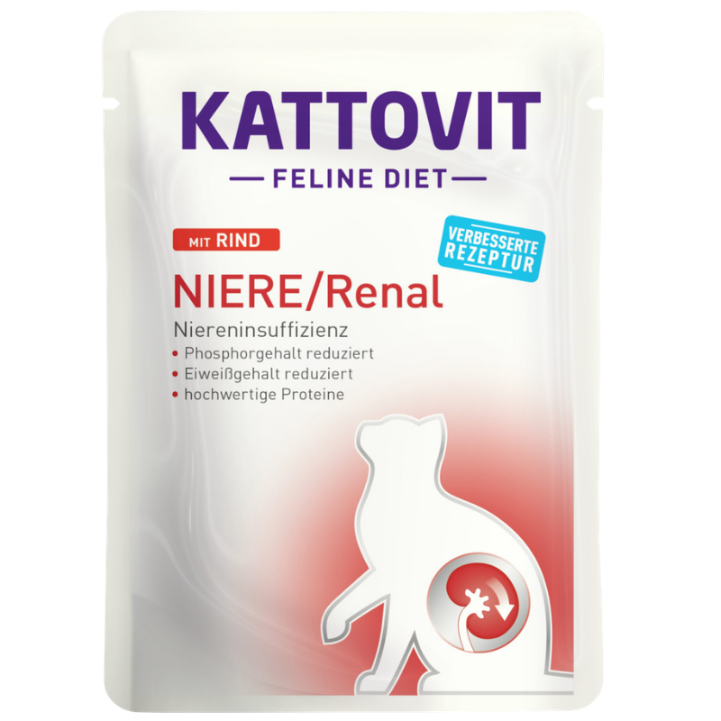Kattovit PB Feline Diet Niere/Renal Rind 85g