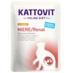 Kattovit PB Feline Diet Niere/Renal Huhn 85g