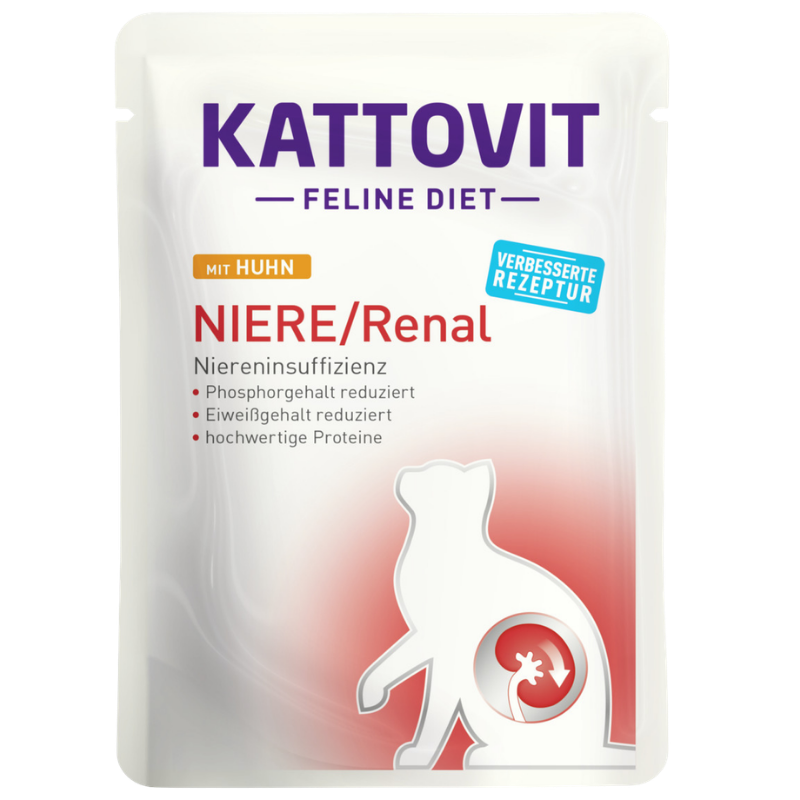 Kattovit PB Feline Diet Niere/Renal Huhn 85g