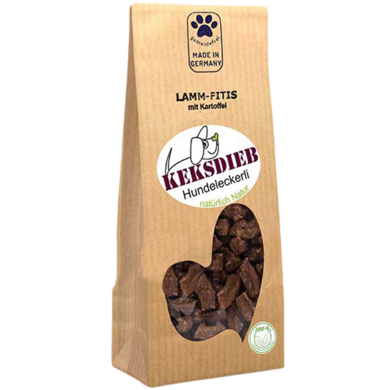 KEKSDIEB Hundeleckerli Lamm Fitis + Kartoffel 125 g