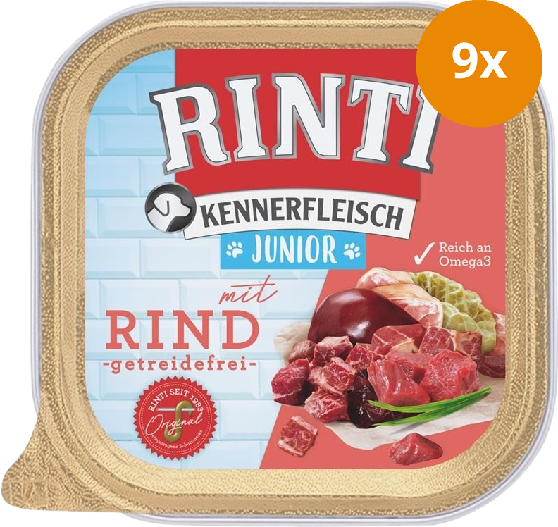 Rinti Kennerfleisch Schale Junior Rind 300 g