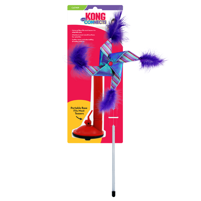 KONG Cat Connects Switch Teasers Pinwheel