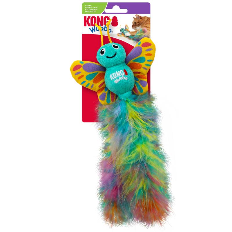 KONG Cat Wubba Butterfly