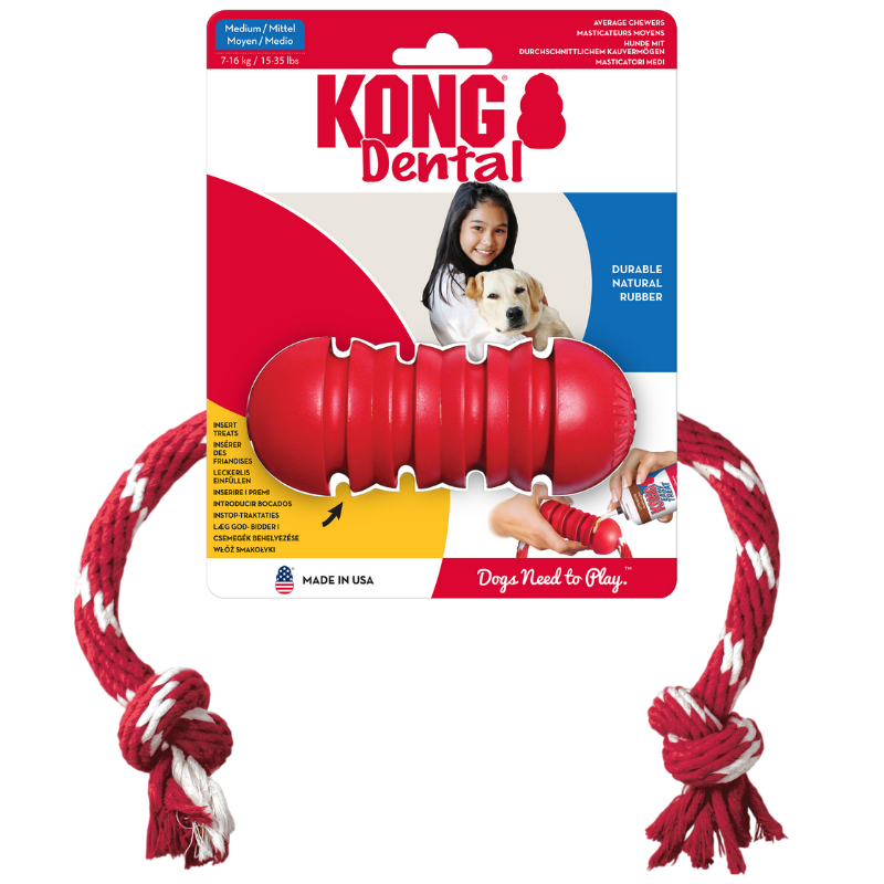 KONG Dental mit Seil