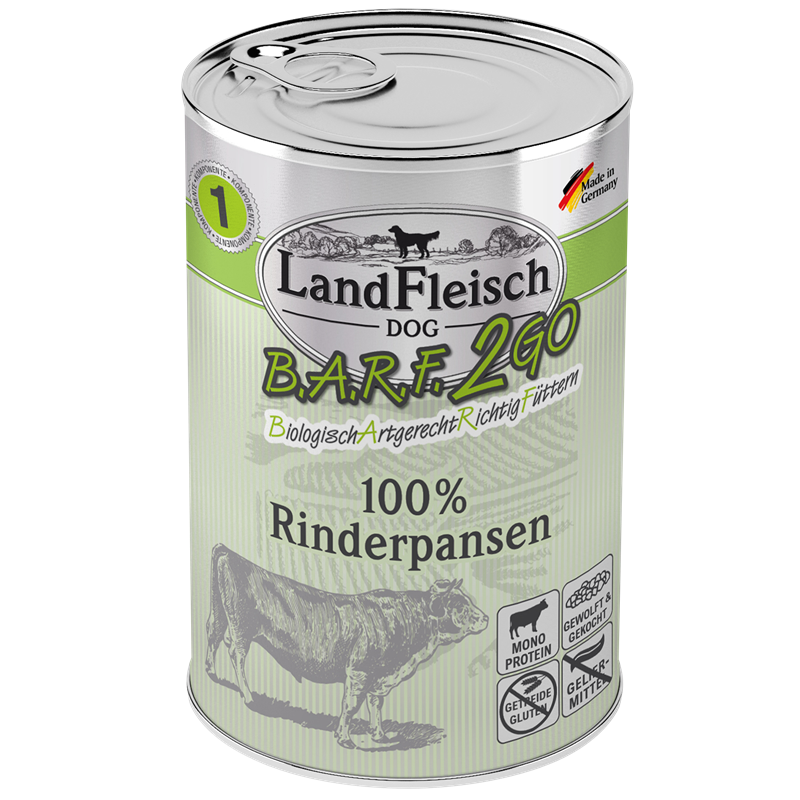 LandFleisch B.A.R.F.2GO Rinderpansen 400 g