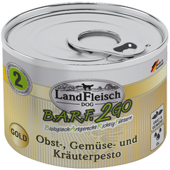LandFleisch B.A.R.F.2GO Obst, Gemüse und Kräuterpesto Gold 200 g
