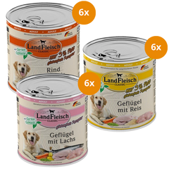 LandFleisch Classic Probierpaket 800 g – Geflügel & Rind