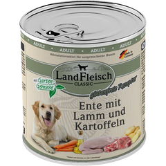 LandFleisch Dog Classic Ente mit Lamm & Kartoffel 800 g