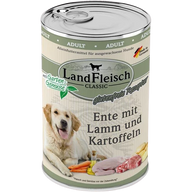 LandFleisch Dog Classic Ente mit Lamm & Kartoffel 400 g