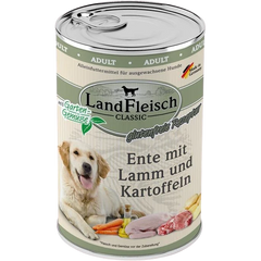 LandFleisch Dog Classic Ente mit Lamm & Kartoffel 400 g