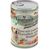 LandFleisch Dog Classic Ente mit Lamm, Kartoffeln & Wildapfel 400 g