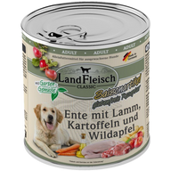 LandFleisch Dog Classic Ente mit Lamm, Kartoffeln & Wildapfel 800 g