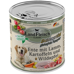 LandFleisch Dog Classic Ente mit Lamm, Kartoffeln & Wildapfel 800 g