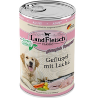 LandFleisch Dog Classic Geflügel mit Lachs 400 g
