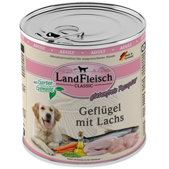LandFleisch Dog Classic Geflügel mit Lachs 800 g