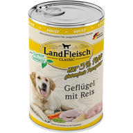LandFleisch Dog Classic Geflügel mit Reis extra mager 400 g