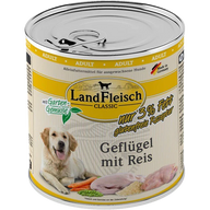 LandFleisch Dog Classic Geflügel mit Reis & Gartengemüse extra mager 800 g