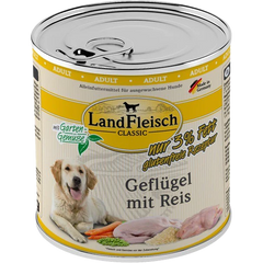 LandFleisch Dog Classic Geflügel mit Reis & Gartengemüse extra mager 800 g