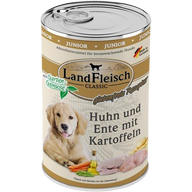 Landfleisch Dog Classic Junior Huhn, Ente & Kartoffeln mit Gartengemüse 400 g