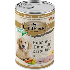 Landfleisch Dog Classic Junior Huhn, Ente & Kartoffeln mit Gartengemüse 400 g