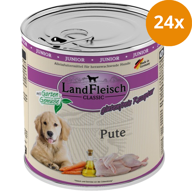 LandFleisch Dog Classic Junior Pute 800 g