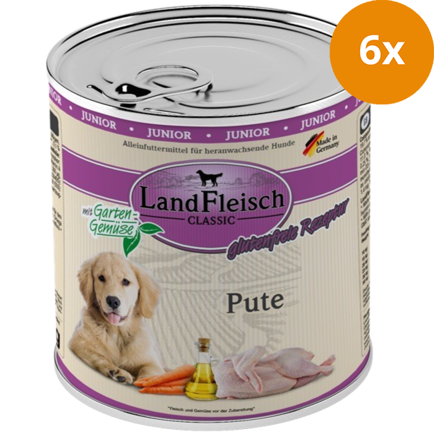 LandFleisch Dog Classic Junior Pute 800 g