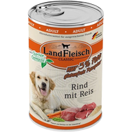 LandFleisch Dog Classic Rind mit Reis 400 g