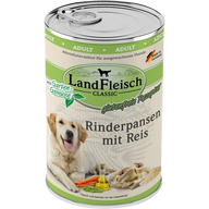 LandFleisch Dog Classic Rinderpansen mit Reis 400 g