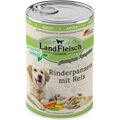 LandFleisch Dog Classic Rinderpansen mit Reis 400 g