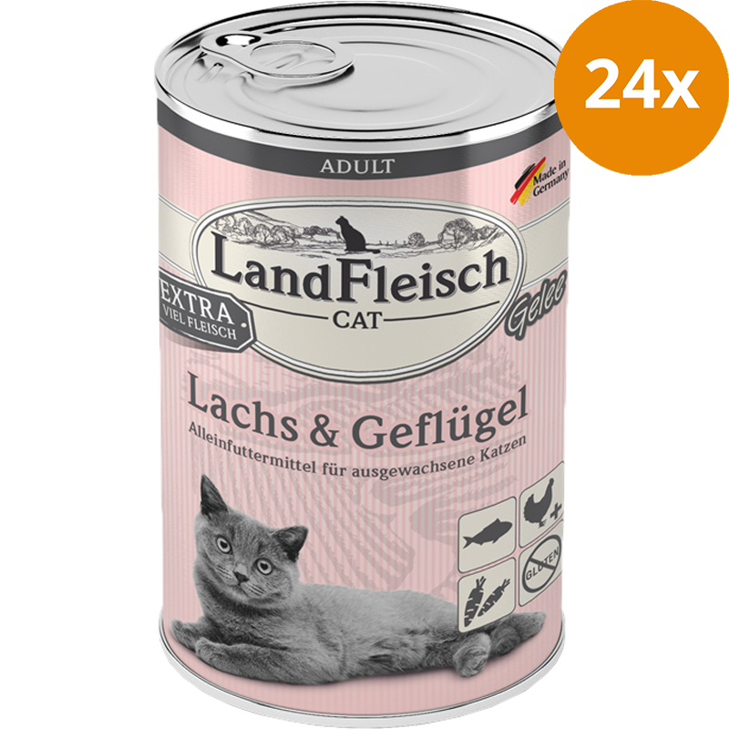 LandFleisch Gelee Lachs & Geflügel 400 g