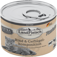 LandFleisch Kitten Pastete Rind & Geflügelkomposition 195 g