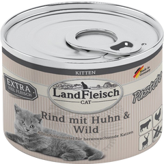 LandFleisch Kitten Pastete Rind, Huhn & Wild 100 g