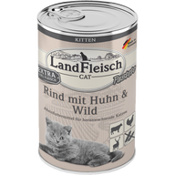 LandFleisch Kitten Pastete Rind, Huhn & Wild 400 g