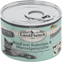 LandFleisch Pastete Rind, Kabeljau & Wurzelpetersilie 195 g