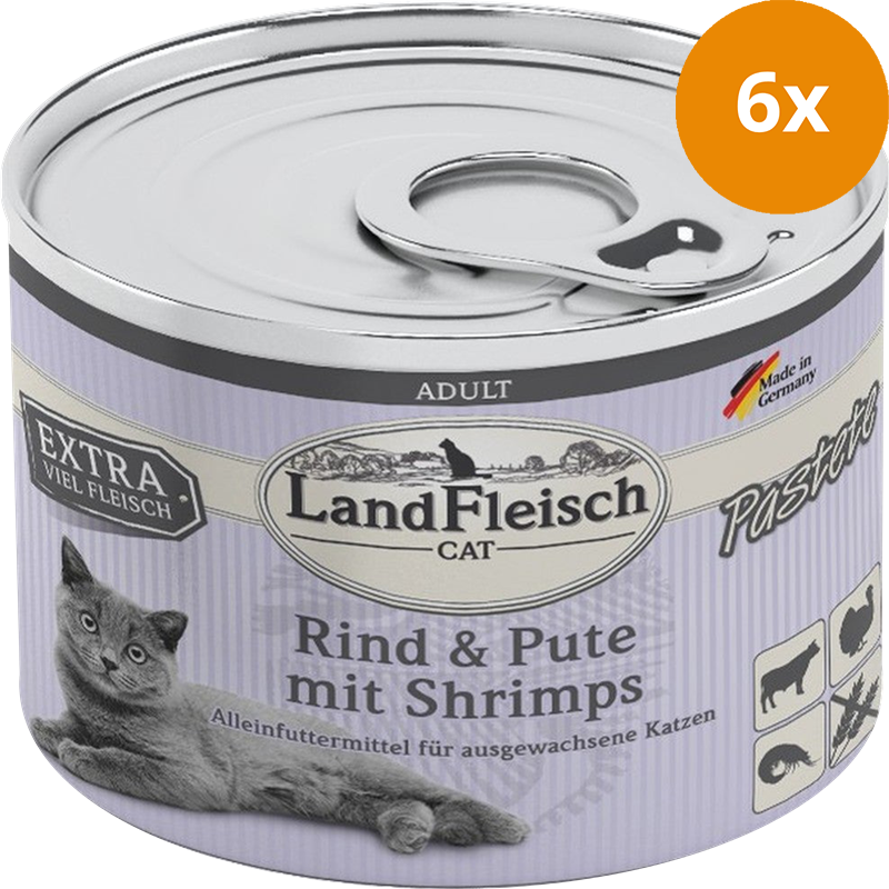 LandFleisch Pastete Rind, Pute & Shrimps 100 g