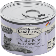 LandFleisch Pastete Rind, Pute & Shrimps 195 g