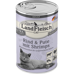 LandFleisch Pastete Rind, Pute & Shrimps 400 g