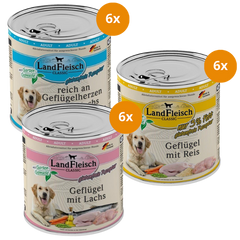 LandFleisch Probierpaket 800 g – Geflügel & Fisch Mix