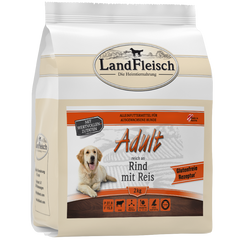 LandFleisch Dog Trocken Adult Rind mit Reis