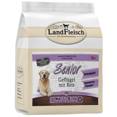 LandFleisch Dog Trocken Senior Geflügel+Reis