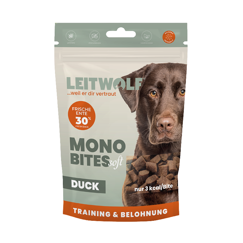 Leitwolf Mono Bites Duck 150 g