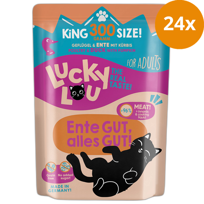 Lucky Lou PB Lifestage Adult Geflügel + Ente 300 g