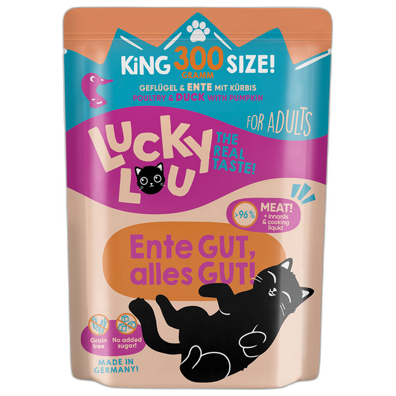 Lucky Lou PB Lifestage Adult Geflügel + Ente 300 g