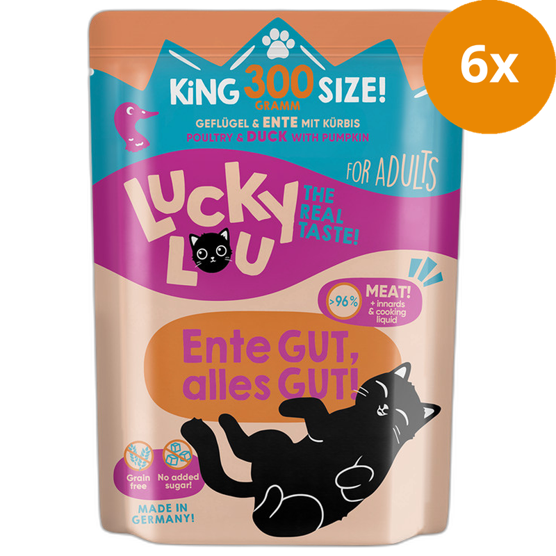 Lucky Lou PB Lifestage Adult Geflügel + Ente 300 g