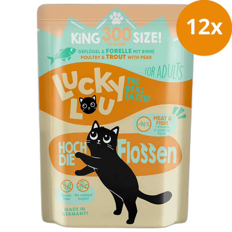 Lucky Lou PB Lifestage Adult Geflügel + Forelle 300 g