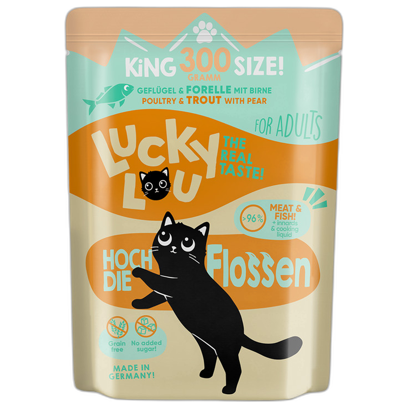 Lucky Lou PB Lifestage Adult Geflügel + Forelle 300 g