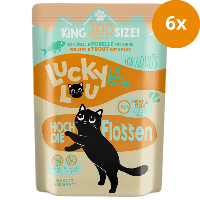 Lucky Lou PB Lifestage Adult Geflügel + Forelle 300 g